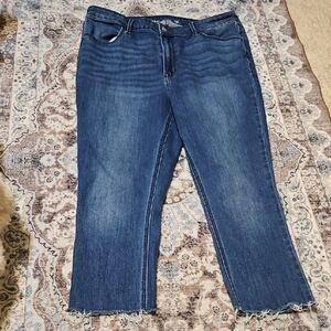 Old Navy Deep Indigo Cropped Jeans